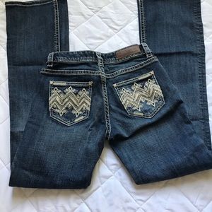 Rock n Roll Mid Rise Bootcut Jean 26 X 34